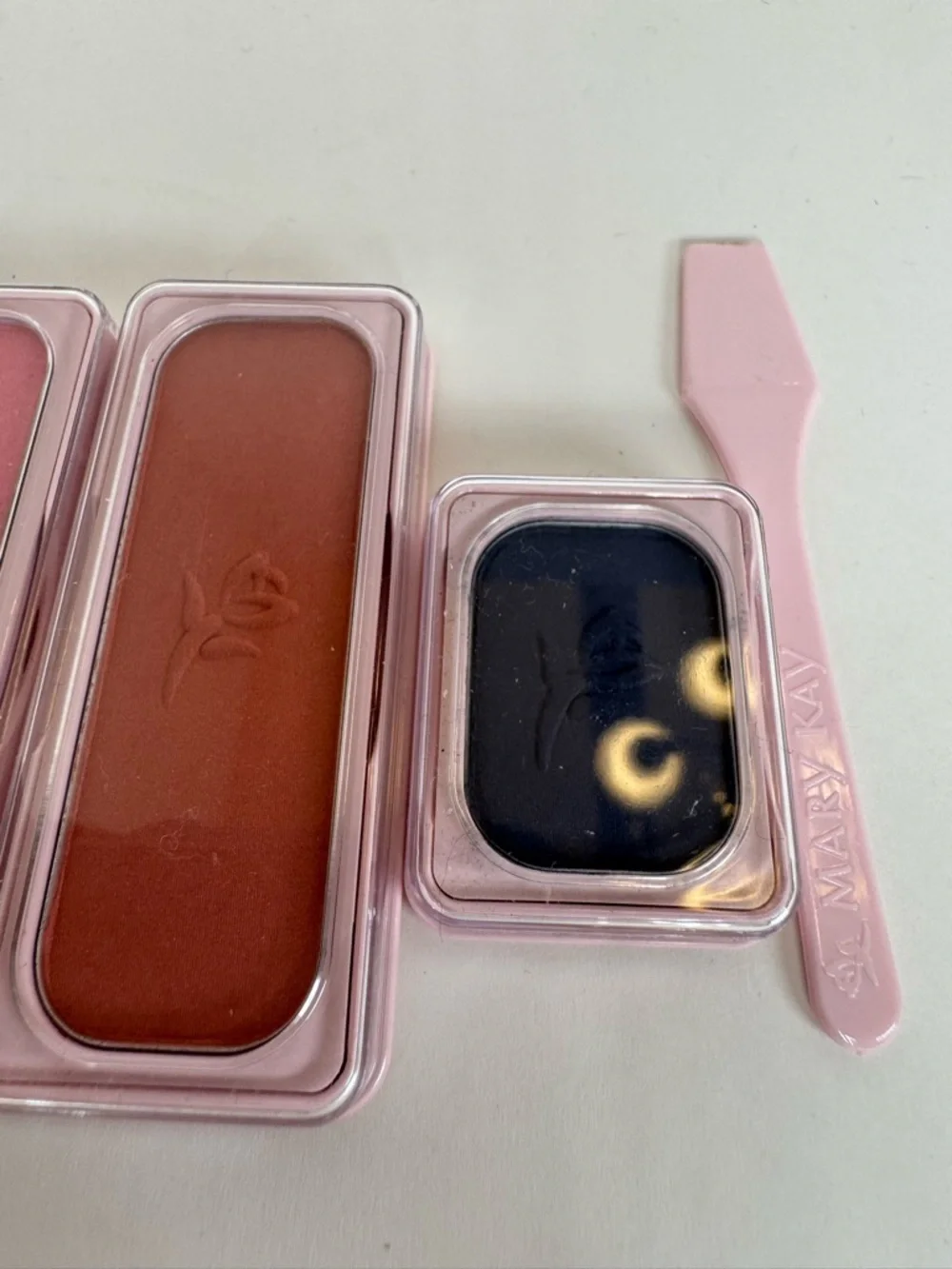 Vintage Mary Kay Perfect Cheek Blush Eyeshadow Blue Pink Lot NOS